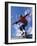 Skateboarder in Action on the Vert-null-Framed Photographic Print