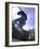 Skateboarder in Midair Doing a Trick-null-Framed Photographic Print