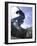 Skateboarder in Midair Doing a Trick-null-Framed Photographic Print