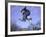 Skateboarder in Midair Doing a Trick-null-Framed Photographic Print