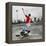 Skateboarder Performing Tricks-null-Framed Premier Image Canvas