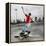 Skateboarder Performing Tricks-null-Framed Premier Image Canvas