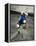 Skateboarder Performing Tricks-null-Framed Premier Image Canvas