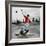 Skateboarder Performing Tricks-null-Framed Photographic Print