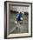 Skateboarder Performing Tricks-null-Framed Photographic Print