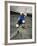 Skateboarder Performing Tricks-null-Framed Photographic Print