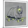 Skateboarding Chuck-Marcus Prime-Mounted Art Print