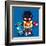 Skater Monster-braingraph-Framed Art Print