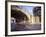 Skater on Frozen Canal, Amsterdam, Netherlands-Michele Molinari-Framed Photographic Print