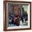 "Skaters in Central Park," February 7, 1948-John Falter-Framed Giclee Print