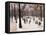 Skaters in the Tiergarten, Berlin; Eislaufer Im Berliner Tiergarten, 1924-Max Liebermann-Framed Premier Image Canvas