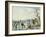 Skaters on the Serpentine, Hyde Park, London, 1786-Julius Caesar Ibbetson-Framed Giclee Print