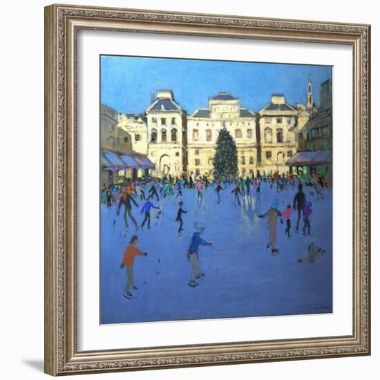 Skaters, Somerset House, 2012-Andrew Macara-Framed Giclee Print