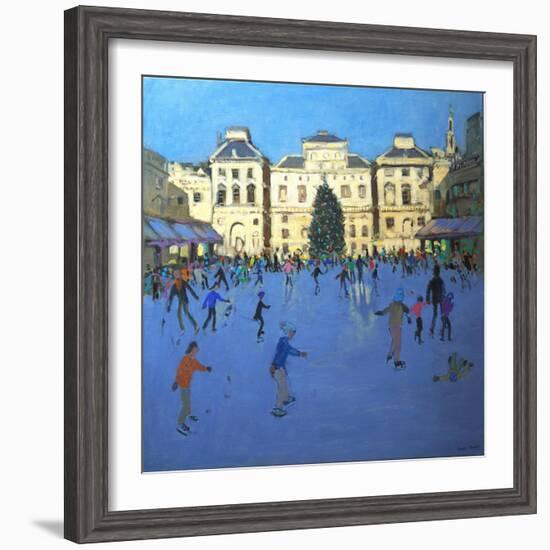 Skaters, Somerset House, 2012-Andrew Macara-Framed Giclee Print