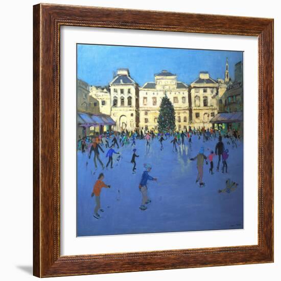 Skaters, Somerset House, 2012-Andrew Macara-Framed Giclee Print