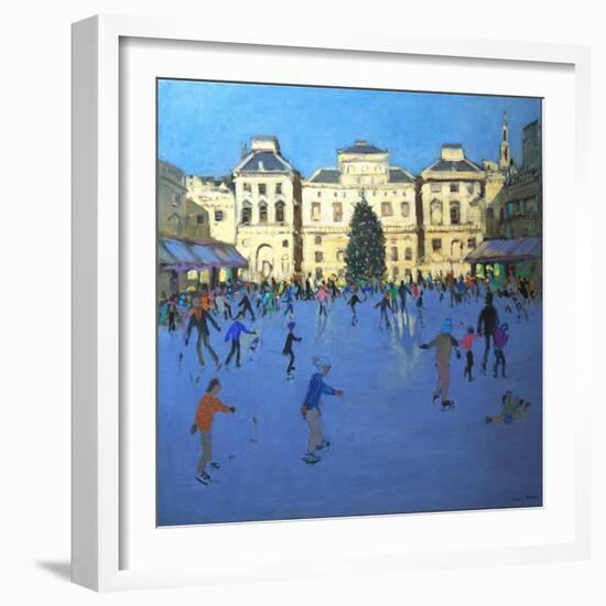 Skaters, Somerset House, 2012-Andrew Macara-Framed Giclee Print