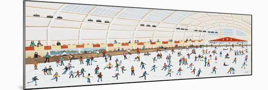 Skating at Richmond, 2009 (Gouache on Paper)-Judy Joel-Mounted Giclee Print