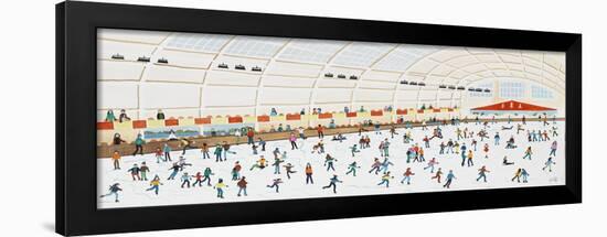 Skating at Richmond, 2009 (Gouache on Paper)-Judy Joel-Framed Giclee Print