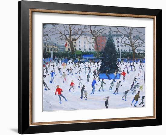 Skating, Natural History Museum, 2012-Andrew Macara-Framed Giclee Print