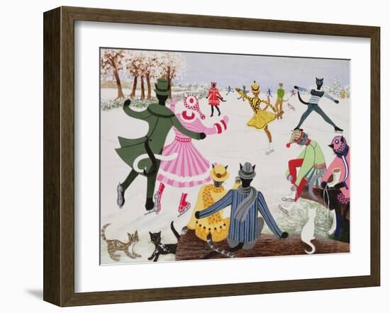 Skating on Thin Ice-Pat Scott-Framed Giclee Print