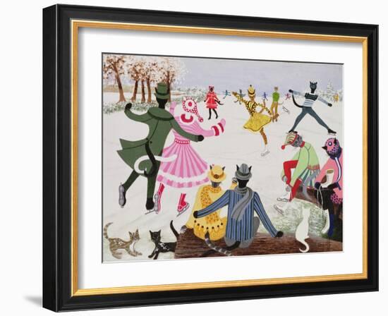 Skating on Thin Ice-Pat Scott-Framed Giclee Print