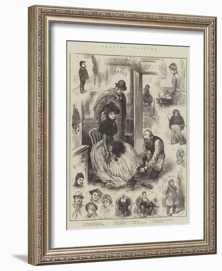 Skating Parties-Henry Stephen Ludlow-Framed Giclee Print