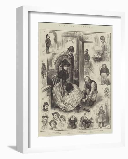 Skating Parties-Henry Stephen Ludlow-Framed Giclee Print