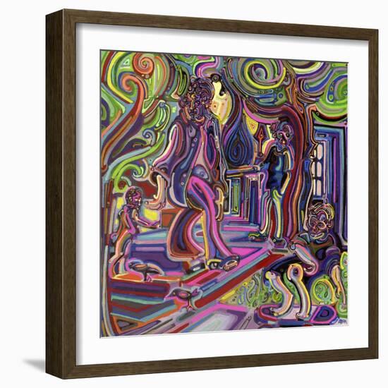 Skating Shoeless-Josh Byer-Framed Giclee Print