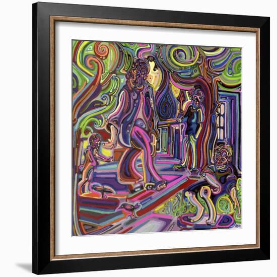 Skating Shoeless-Josh Byer-Framed Giclee Print