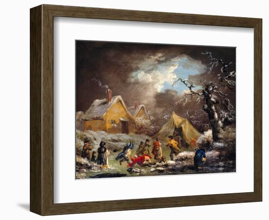 Skating-J. M. W. Turner-Framed Giclee Print