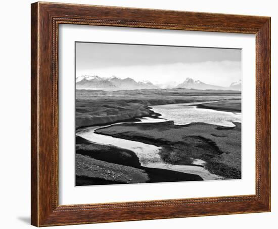 Skeidararsandur, an Almost Desert Plain That Is Mainly Made of Volcanic Sands, Iceland-Nadia Isakova-Framed Photographic Print