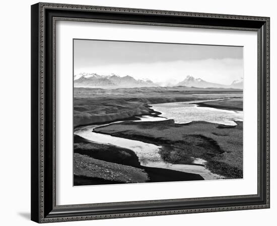 Skeidararsandur, an Almost Desert Plain That Is Mainly Made of Volcanic Sands, Iceland-Nadia Isakova-Framed Photographic Print