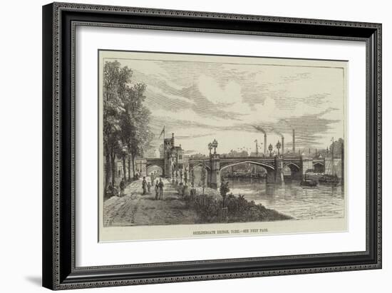 Skeldergate Bridge, York-Frank Watkins-Framed Giclee Print