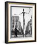 Skeletal Giacometti Sculpture on Parisian Street-Gordon Parks-Framed Photographic Print