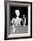 Skeleton Holding Hourglass-Bettmann-Framed Photographic Print