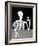 Skeleton Holding Hourglass-Bettmann-Framed Photographic Print