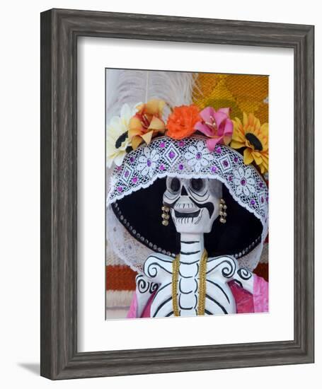 Skeleton on Day of the Dead Festival, San Miguel De Allende, Mexico-Nancy Rotenberg-Framed Photographic Print