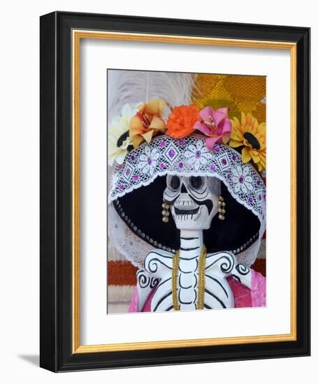 Skeleton on Day of the Dead Festival, San Miguel De Allende, Mexico-Nancy Rotenberg-Framed Photographic Print