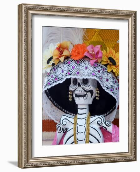 Skeleton on Day of the Dead Festival, San Miguel De Allende, Mexico-Nancy Rotenberg-Framed Photographic Print