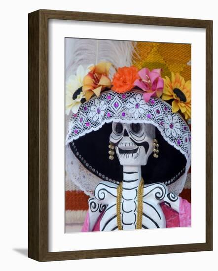 Skeleton on Day of the Dead Festival, San Miguel De Allende, Mexico-Nancy Rotenberg-Framed Photographic Print