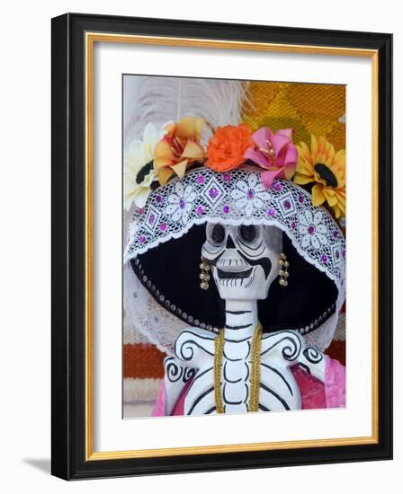 Skeleton on Day of the Dead Festival, San Miguel De Allende, Mexico-Nancy Rotenberg-Framed Photographic Print