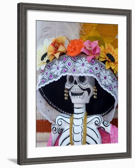 Skeleton on Day of the Dead Festival, San Miguel De Allende, Mexico-Nancy Rotenberg-Framed Photographic Print