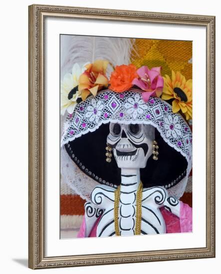 Skeleton on Day of the Dead Festival, San Miguel De Allende, Mexico-Nancy Rotenberg-Framed Photographic Print