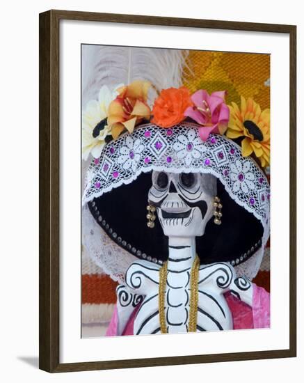 Skeleton on Day of the Dead Festival, San Miguel De Allende, Mexico-Nancy Rotenberg-Framed Photographic Print