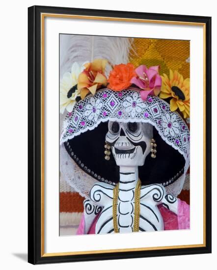 Skeleton on Day of the Dead Festival, San Miguel De Allende, Mexico-Nancy Rotenberg-Framed Photographic Print