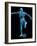 Skeleton Playing Football-Roger Harris-Framed Photographic Print