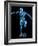 Skeleton Playing Football-Roger Harris-Framed Photographic Print