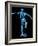 Skeleton Playing Football-Roger Harris-Framed Photographic Print