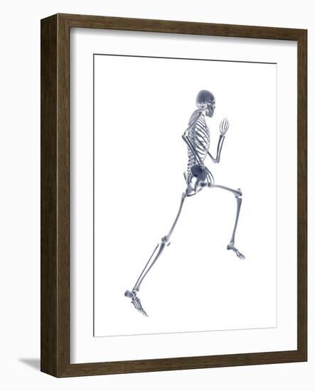 Skeleton Running-PASIEKA-Framed Photographic Print