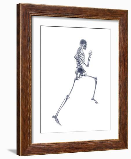 Skeleton Running-PASIEKA-Framed Photographic Print